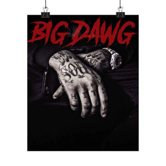 Big Dawg Waka Flocka Silky Poster Satin Art Print Wall Home Decor