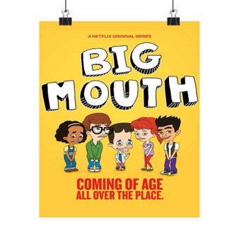 Big Mouth Silky Poster Satin Art Print Wall Home Decor