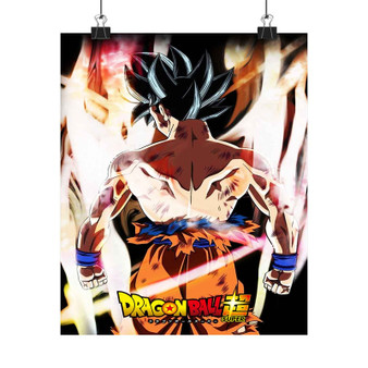 Goku Dragon Ball Super Ultra Silky Poster Satin Art Print Wall Home Decor
