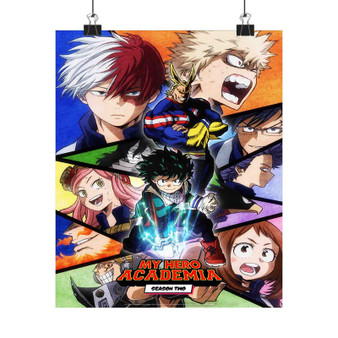 My Hero Academia Silky Poster Satin Art Print Wall Home Decor