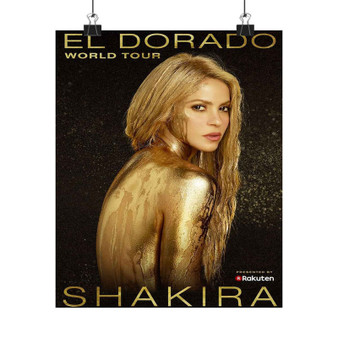 Shakira EL Dorado World Tour Silky Poster Satin Art Print Wall Home Decor