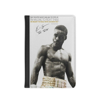 Errol Spence Jr PU Faux Black Leather Passport Cover Wallet Holders Luggage Travel
