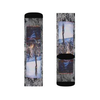 Pictures SUICIDEBOYS Feat Maxo Kream Sublimation White Socks Polyester Unisex Regular Fit