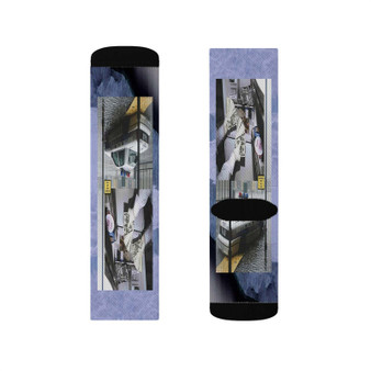 Planting The Roots Only To Fall Out The Tree SUICIDEBOYS Sublimation White Socks Polyester Unisex Regular Fit