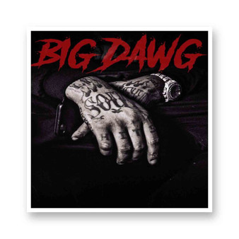 Big Dawg Waka Flocka Kiss-Cut Stickers White Transparent Vinyl Glossy