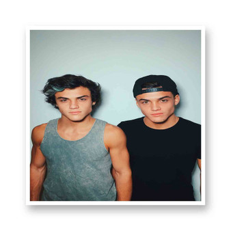 Dolan Twins Awesome Kiss-Cut Stickers White Transparent Vinyl Glossy