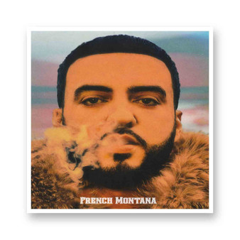 French Montana Kiss-Cut Stickers White Transparent Vinyl Glossy