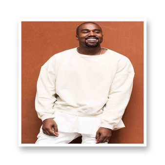 Kanye West Kiss-Cut Stickers White Transparent Vinyl Glossy