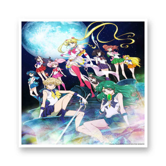 Sailor Moon Crystal Kiss-Cut Stickers White Transparent Vinyl Glossy