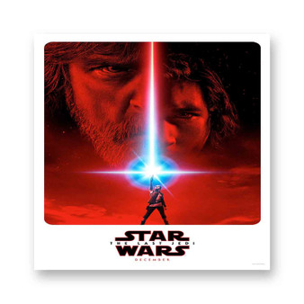 Star Wars The Last Jedi Kiss-Cut Stickers White Transparent Vinyl Glossy