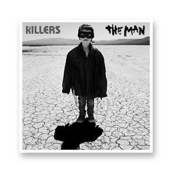 The Killers The Man Kiss-Cut Stickers White Transparent Vinyl Glossy