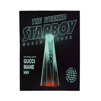 The Weeknd Starboy Legend of the Fall 2017 World Tour Velveteen Plush Polyester Blanket Bedroom Family