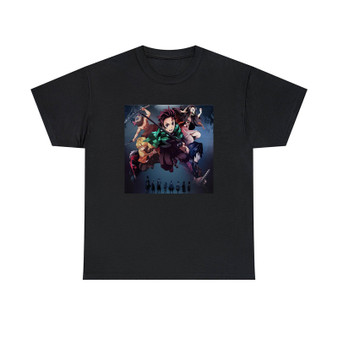 Anime Demon Slayer Unisex T-Shirts Classic Fit Heavy Cotton Tee Crewneck