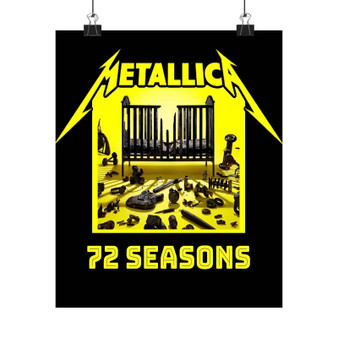 Metallica 72 Seasons Art Satin Silky Poster for Home Decor