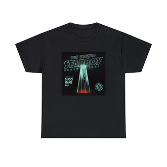 The Weeknd Starboy Legend of the Fall 2017 World Tour Unisex T-Shirts Classic Fit Heavy Cotton Tee Crewneck