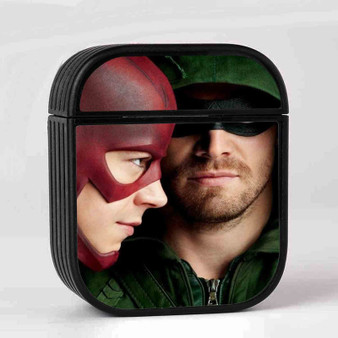 Arrow and The Flash AirPods Case Cover Sublimation Hard Durable Plastic Glossy