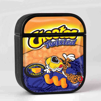 Cheetos Twisted AirPods Case Cover Sublimation Hard Durable Plastic Glossy