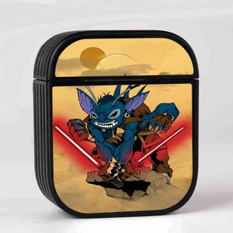 Disney Stitch Star Wars AirPods Case Cover Sublimation Hard Durable Plastic Glossy
