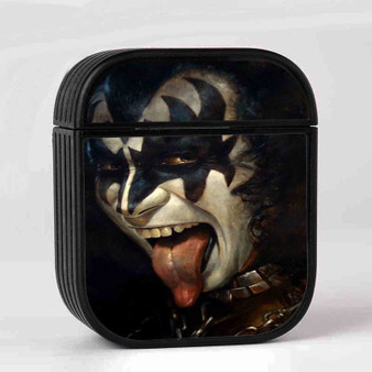 Gene Simmons Kiss Band AirPods Case Cover Sublimation Hard Durable Plastic Glossy