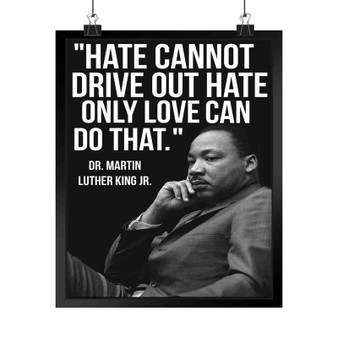 Martin Luther King Art Satin Silky Poster for Home Decor