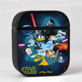 Looney Tunes Star Wars AirPods Case Cover Sublimation Hard Durable Plastic Glossy