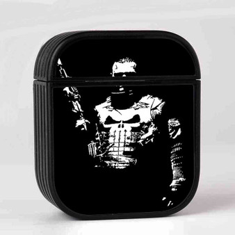 Punisher War Zone AirPods Case Cover Sublimation Hard Durable Plastic Glossy