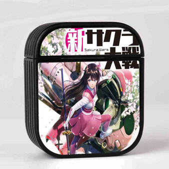 Sakura Wars AirPods Case Cover Sublimation Hard Durable Plastic Glossy