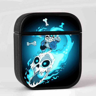 Sans The Skeleton Undertale AirPods Case Cover Sublimation Hard Durable Plastic Glossy