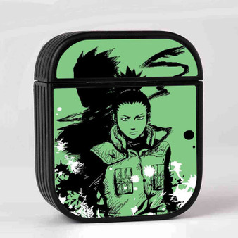 Shikamaru Nara Naruto AirPods Case Cover Sublimation Hard Durable Plastic Glossy