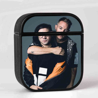 Skrillex and Diplo Project Jack AirPods Case Cover Sublimation Hard Durable Plastic Glossy