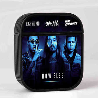 Steve Aoki Feat Rich The Kid ILove Makonne AirPods Case Cover Sublimation Hard Durable Plastic Glossy