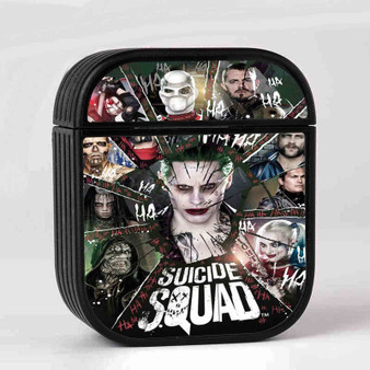 Suicide Squad Characters AirPods Case Cover Sublimation Hard Durable Plastic Glossy