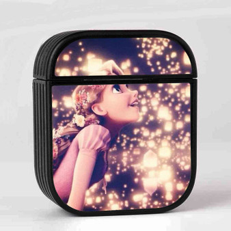 Tangled Rapunzel in The Light AirPods Case Cover Sublimation Hard Durable Plastic Glossy
