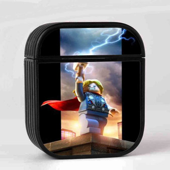 Thor The Avengers Lego AirPods Case Cover Sublimation Hard Durable Plastic Glossy