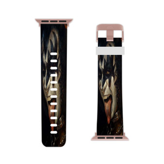 Gene Simmons Kiss Band Apple Watch Band Professional Grade Thermo Elastomer Replacement Straps