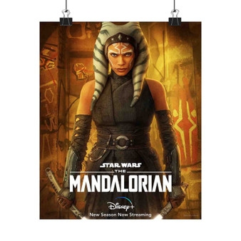 Ahsoka Tano Mandalorian Art Satin Silky Poster for Home Decor