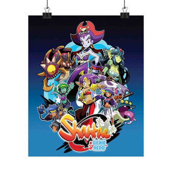 Shantae Art Satin Silky Poster for Home Decor