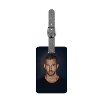 Calvin Harris Arts Polyester Saffiano Rectangle White Luggage Tag Card Insert