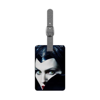 Disney Villain Maleficent Polyester Saffiano Rectangle White Luggage Tag Card Insert