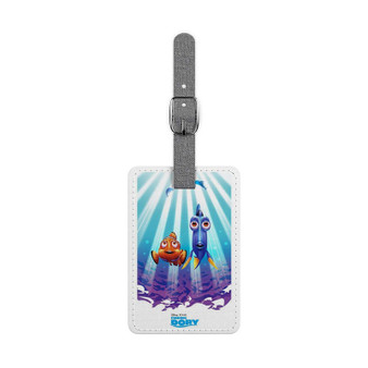 Dory and Nemo Disney Polyester Saffiano Rectangle White Luggage Tag Card Insert