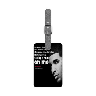 Drake Feat Wiz Kid and Kyla One Dance Polyester Saffiano Rectangle White Luggage Tag Card Insert