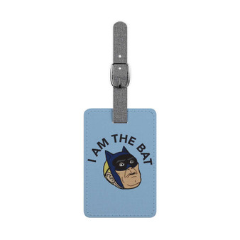 Hank Venture I Am The Bat Venture Bros Polyester Saffiano Rectangle White Luggage Tag Card Insert