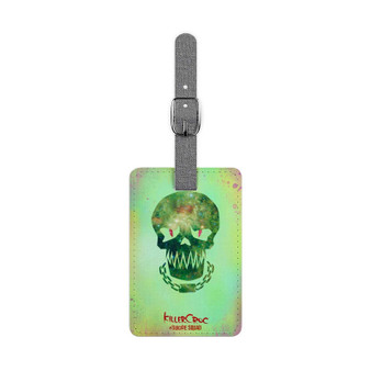 Killer Croc Galaxy Suicide Squad Polyester Saffiano Rectangle White Luggage Tag Card Insert