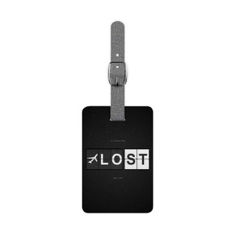 Lost Tv Polyester Saffiano Rectangle White Luggage Tag Card Insert