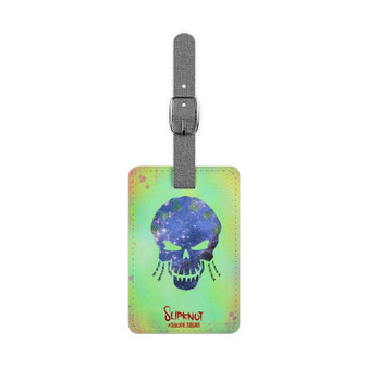 Slipknot Galaxy Suicide Squad Polyester Saffiano Rectangle White Luggage Tag Card Insert