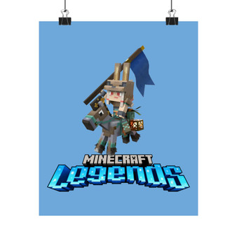 Minecraft Legends Art Satin Silky Poster for Home Decor