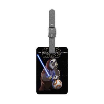 Star Wars Meets Zootopia Polyester Saffiano Rectangle White Luggage Tag Card Insert