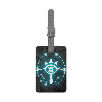 The Legend of Zelda Sheikah Polyester Saffiano Rectangle White Luggage Tag Card Insert