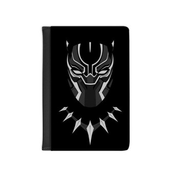 Black Panther Marvel Superheroes PU Faux Leather Passport Cover Wallet Black Holders Luggage Travel