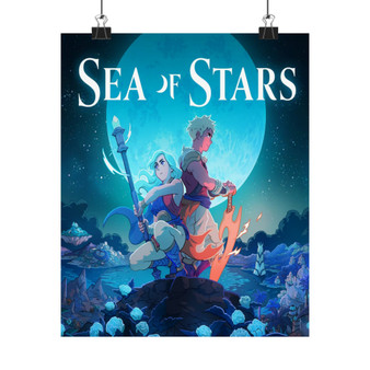 Sea of Stars Art Satin Silky Poster for Home Decor